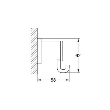 Grohe Allure 40284000 Крючок