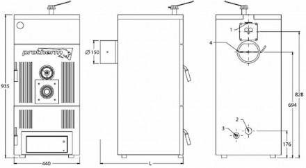Protherm Бобер 20 DLO Твердотопливный котел