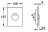 Grohe 37381000 клавиша смыва (Хром глянцевый)