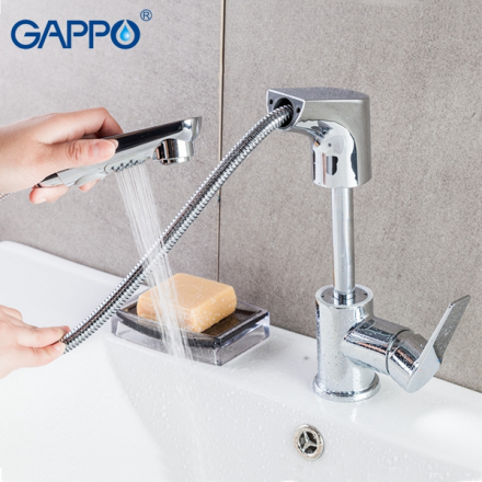 Gappo G1299 Смеситель для раковины с выдвижным изливом