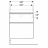 Geberit 529.353.JR.6 Smyle 60 Комплект мебели для ванны