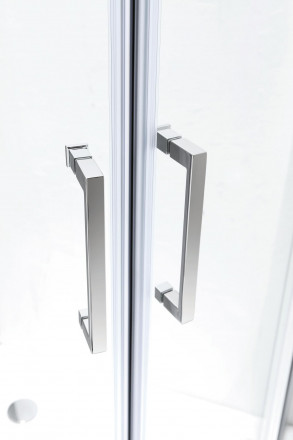 CEZARES BERGAMO-W-B-13-100+60/60-C-Cr-L душевая дверь