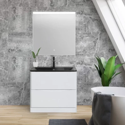 BelBagno ACQUA-800-2C-PIA-BL тумба с раковиной напольная