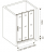 Good Door Orion WTW-110-C-CH Душевая дверь