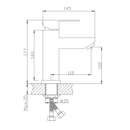 Haiba HB10801 Смеситель для раковины