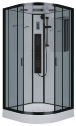 Niagara NG-6902G BLACK 100х100 душевая кабина низкий поддон