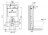 Oli 74 Sanitarblock S90 601803 инсталляция для подвесного унитаза