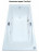 Roca Malibu 150x75 Чугунная ванна с гидромассажем (без ручек)