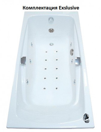 Roca Malibu 150x75 Чугунная ванна с гидромассажем (без ручек)
