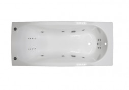 Roca Malibu 150x75 Чугунная ванна с гидромассажем (без ручек)