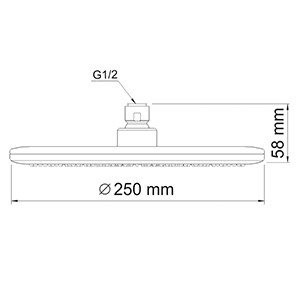 Wasserkraft A030 Верхний душ