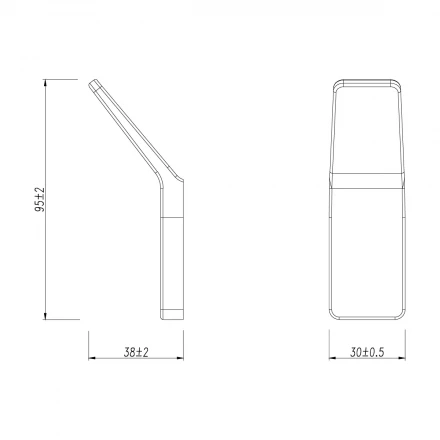 Lemark SMOOTH LINE 9712002 Крючок одинарный для полотенец и халатов