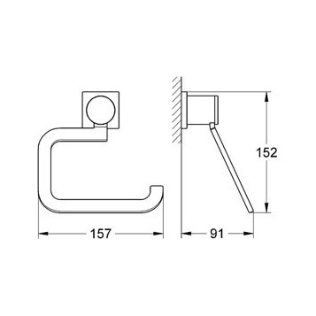 Grohe Allure 40279000 Держатель туалетной бумаги