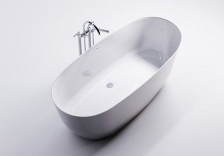 Ванна Astra-Form Атрия 170x75 Solid Surface с интегрированным переливом