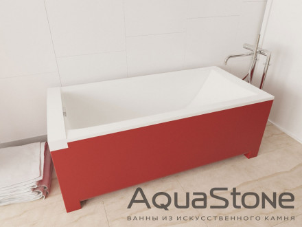 Aquastone Квадро 180 Ванна из искусственного камня