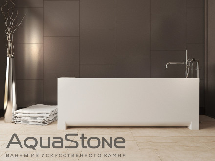 Aquastone Квадро 180 Ванна из искусственного камня
