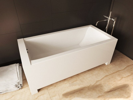 Aquastone Квадро 180 Ванна из искусственного камня