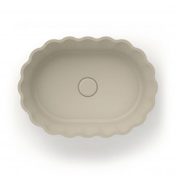 Kerama Marazzi Artbasin Conchiglia 50 раковина накладная, песочная матовая