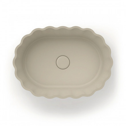 Kerama Marazzi Artbasin Conchiglia 50 раковина накладная, песочная матовая