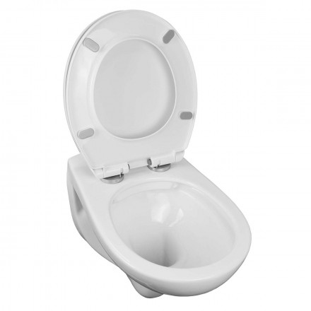Loranto Fredo CS-WH8005 Унитаз подвесной безободковый с сиденьем микролифт