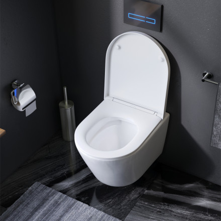 Am.pm Sense C741701SC Унитаз подвесной FlashClean с сиденьем микролифт
