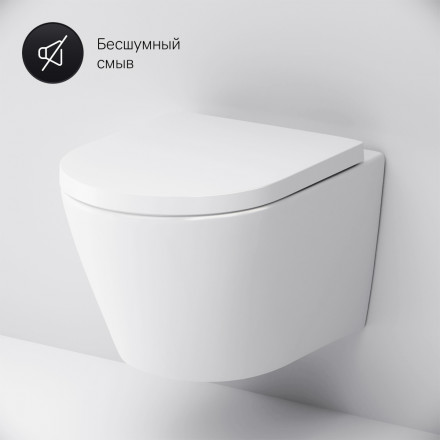 Am.pm Sense C741701SC Унитаз подвесной FlashClean с сиденьем микролифт