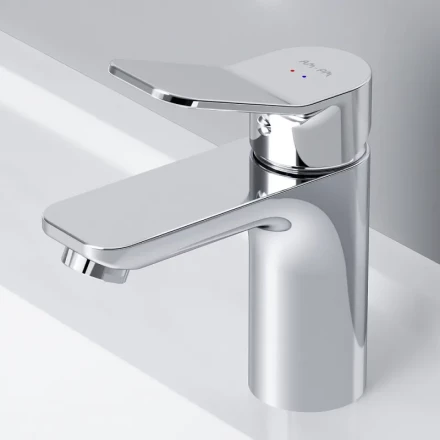 AM.PM X-Joy F85A82100 Смеситель для раковины с донным клапаном хром