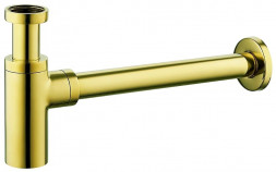 Frap F82-3 Сифон для раковины золото