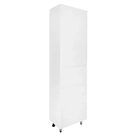 Azario Эстима 52/3 CS00094562 Пенал напольный белый глянец