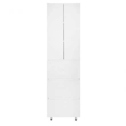 Azario Эстима 52/3 CS00094562 Пенал напольный белый глянец