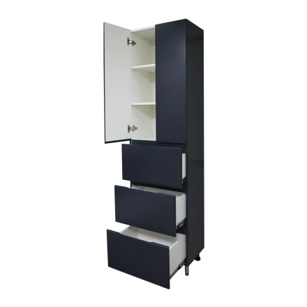 Azario Эстима 52/3 CS00094563 Пенал напольный графит