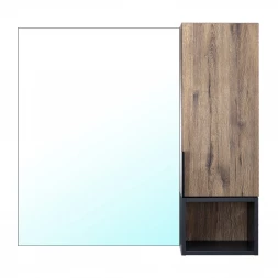 Azario Gris 90 CS00080416 Зеркало-шкаф дуб Веллингтон 880х160х800