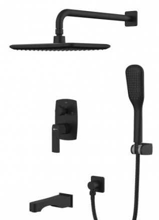 Lemark URSUS LM7222BL Смеситель для ванны и душа встраиваемый