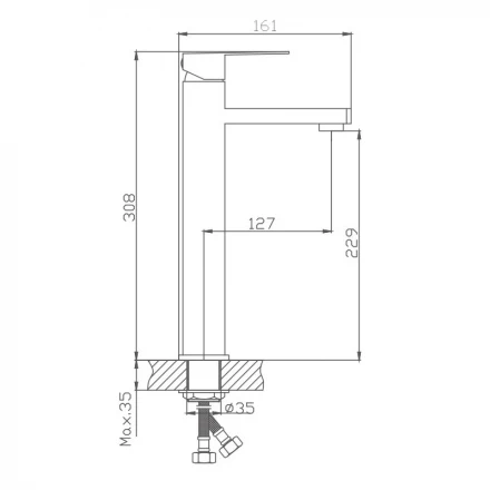 Haiba HB11803 Смеситель для раковины
