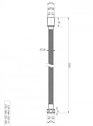 CEZARES CZR-FMM-200-01 гибкий шланг