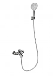 Wonzon &amp; Woghand Alfa WW-AE3204-CR Смеситель для ванны с душем черный матовый