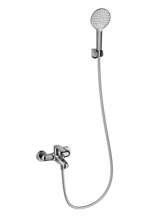Wonzon &amp; Woghand Alfa WW-AE3204-CR Смеситель для ванны с душем черный матовый