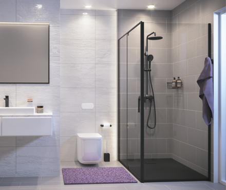 WasserKRAFT Elbe 74P18 Душевой угол 120x90