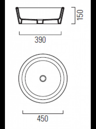 GSI Traccia 7323011 раковина накладная