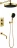 Boheme Cell 427-G/134-3-G/625-G Комплект для ванны