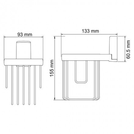 Wasserkraft Leine К-5045 Держатель освежителя