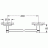 Grohe Essentials 40386001 Держатель для полотенца средний длинный