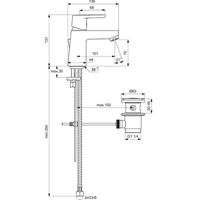Ideal Standard B1132AA Set Vito комплект смесителей