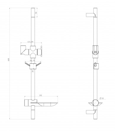 Lemark LM8062C Стойка для душа