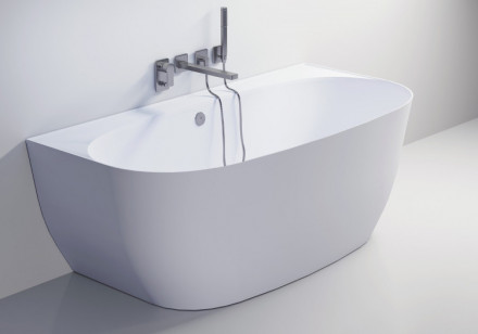 Ванна Astra-Form Атрия 170x85 пристеночная Solid Surface