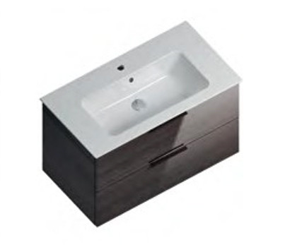 Kerama Marazzi Piano Forte 85 тумба подвесная с ящиками, дымчатый вяз