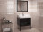 Kerama Marazzi Pompei 80 тумба напольная с ящиками, черная глянцевая