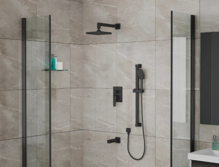 RUSH Thira TR3635-60Black Душевая встроенная система