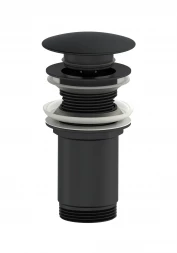 Wonzon &amp; Woghand WW-88SS09-MB Донный клапан для раковины черный матовый