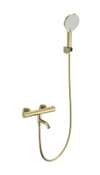Wonzon &amp; Woghand Inn WW-B2065-A1-BG Смеситель для ванны с душем и термостатом темный графит